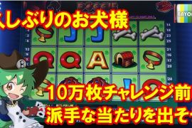 10万枚チャレンジ前に派手な当たりを出そう！