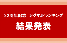 バイヨン22周年記念 シグマJPランキング　～MAX50BET部門～