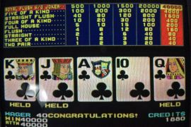 MULTI POKER  RAISE DRAW /HIGH ROLLER　400,000枚