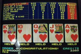 MULTI POKER  RAISE DRAW /HIGH ROLLER　400,000枚